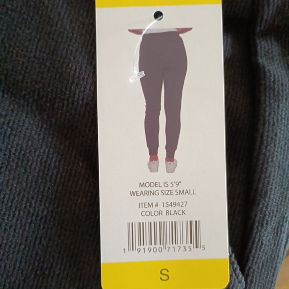 Andrew Marc New York Women's Brushed Ribbed Midweight Jogger Small - Picture 5 of 7